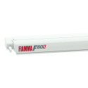 STORE F80S 3.70 M BOITIER BLANC TOILE GRISE FIAMMA