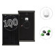 PANNEAU SOLAIRE MONOCRISTALLIN 100 W 1015X 540 X 55 MM BLACK BOOST