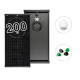 PANNEAU SOLAIRE MONOCRISTALLIN 200 W 1475 X 705 X 55 MM BLACK BOOST