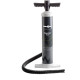 POMPE DE GONFLAGE MANUELLE WHISPER ALU AVEC 4 EMBOUTS ET NANOMETRE BRUNNER