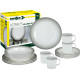 PACK VAISSELLE ASTRALYS 16 PIECES MELAMINE ANTIGLISSE BRUNNER