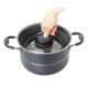 COUVERCLE UNIVERSEL EN VERRE ET SILICONE COVERY TRIO POUR Ø 22/20/18 CM BRUNNER