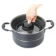COUVERCLE UNIVERSEL EN VERRE ET SILICONE COVERY TRIO POUR Ø 24/22/20 CM BRUNNER