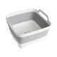 BASSINE PLIABLE CARRE TANQ FOLD-AWAY GRIS BLANC 9 L BRUNNER