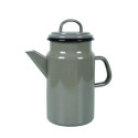 CAFETIERE EMAILLEE TAUPE VINTAGE