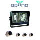 CAMERA VIEW 360° BLANCHE + MONITEUR 7 POUCES - ODONA