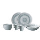 PACK VAISSELLE MIDDAY PEARL 8 PIECES MELAMINE ANTIGLISSE BRUNNER