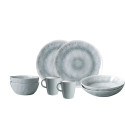 PACK VAISSELLE MIDDAY PEARL 8 PIECES MELAMINE ANTIGLISSE BRUNNER