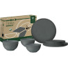PACK VAISSELLE ECOLOGIQUE MIDDAY TIERRA MAGMA BRUNNER