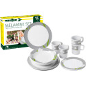 PACK VAISSELLE TULIP 16 PIECES MELAMINE BRUNNER