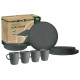 PACK VAISSELLE ECOLOGIQUE LUNCH TIERRA MAGMA BRUNNER