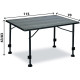 TABLE LINEAR GREYWOOD 115 X 70 X 63/83 CM BRUNNER