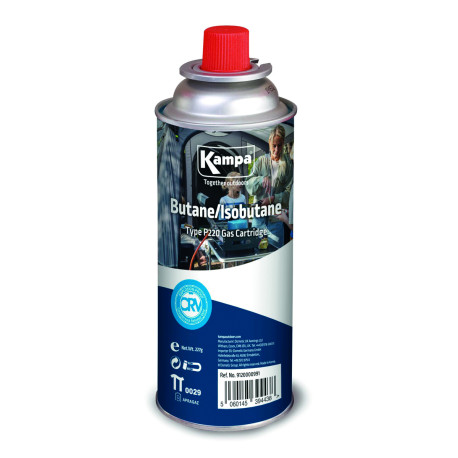 CARTOUCHE DE GAZ BUTANE P220 KAMPA
