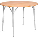 TABLE CAMPERKING RONDE PLIANTE BAMBOU Ø 90 x 49/58/70 CM - BRUNNER