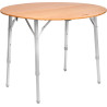 TABLE CAMPERKING RONDE PLIANTE BAMBOU Ø 90 x 49/58/70 CM - BRUNNER