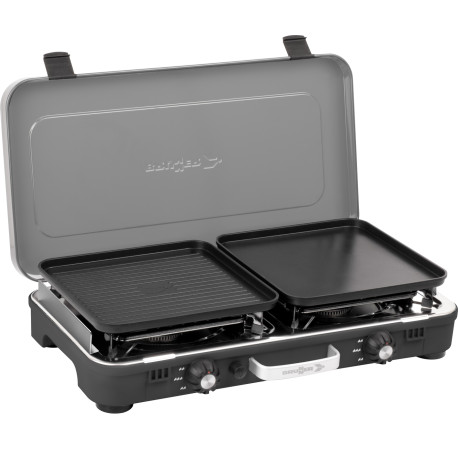 RECHAUD A GAZ DOUBLE DEVIL POWERKOOK GP 30 NOIR GRIS BRUNNER