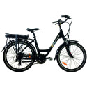 VELO ELECTRIQUE EZA CITY ROAD 10.4 Ah - 26 POUCES NOIR