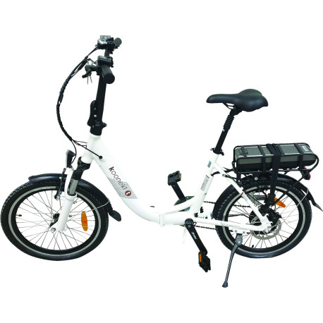 VELO PLIANT ELECTRIQUE KOONEKT 13 Ah BLANC