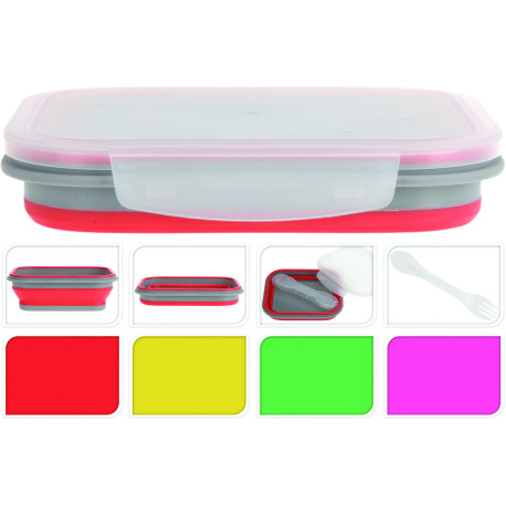 BOITE A LUNCH PLIABLE + FOURCHETTE
