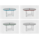 TABLE HAWAI BORDEAUX 128x90x52/68 CM