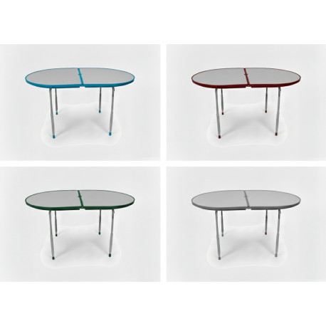 TABLE HAWAI BLEU 128x90x52/68 CM