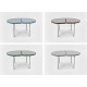 TABLE HAWAI VERT 128x90x52/68 CM