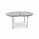 TABLE HAWAI GRIS 128x90x52/68 CM