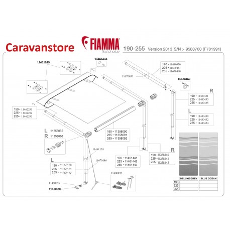 RAFTER 255 CARAVANSTORE 05 03567B05-