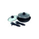 SET DE 3 CASSEROLES ET 1 POELE EMPILABLES