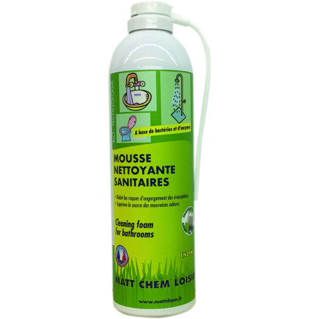 Mousse enzymatique nettoyante salle de bains spray ENZYNET 500 ml