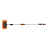 Balai de lavage télescopique 125-230 cm orange et noir