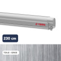 Store F45s 2,30 m TITANIUM toile GRISE