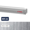 Store F45s 2,60 m TITANIUM toile GRISE