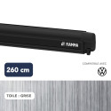 Store F45s 2,60 m VW T5/T6 Multivan Transporter NOIR toile GRISE