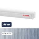 Store F45s 3,75 m BLANC toile BLEU
