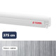 Store F45s 3,75 m BLANC toile GRIS