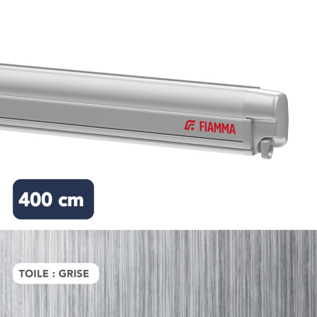 Store F45s 4,00 m TITANIUM toile GRISE