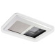 DOME DE TOIT MIDI HEKI STYLE A LEVIER BLANC AVEC VENTILATION 70 X 50 CM