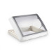 DOME DE TOIT MIDI HEKI STYLE A MANIVELLE BLANC AVEC VENTILATION 70 X 50 CM