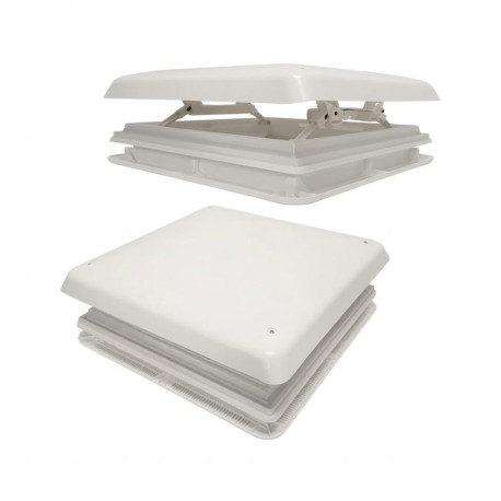 LANTER.400X400 MM DOUBLE BEIGE OPAQUE AVEC MOUSTIQUAIRE