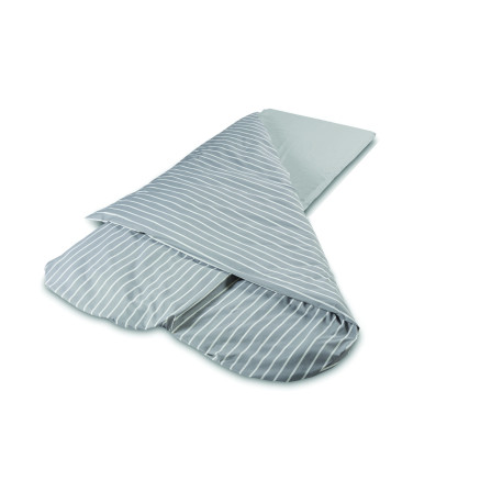Couchage 77 CONFORT - 77 x 190 x 4 cm - DUVALAY rayé gris
