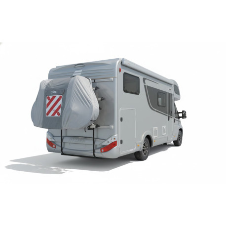 BIKE COVER PREMIUM S 4 VELOS NOIR ET GRIS