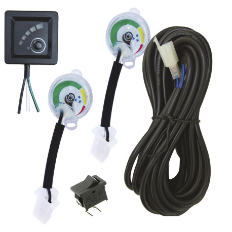 DOUBLE JAUGE ELECTRONIQUE DEPORTEE PR DOUBLE RESERVOIRS R67