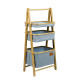 ETAGERE PLIABLE AVEC PANIERS VINTAGE BAMBOU