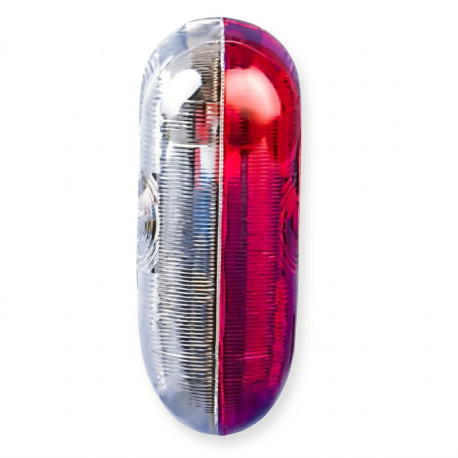 FEU DE GABARIT BICOLORE 90X40X40 MM SPL 2000 AMPOULE MONTEE
