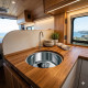 LAVABO ROND EN ACIER Ø INT. 360 MM- Ø EXT. 385 MM - H 180 MM