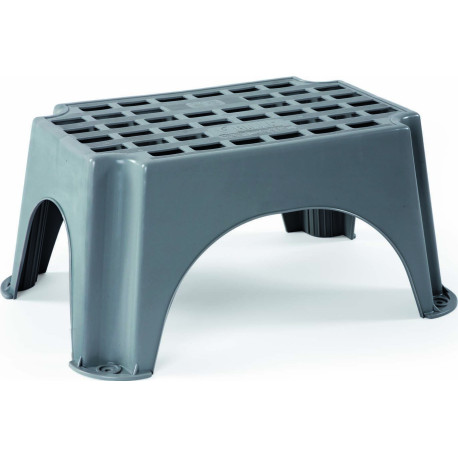Marchepied plastique renforcé gris