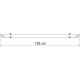 RAIL SUPPLEMENTAIRE CARRY BIKE EMBOUTS ROUGES