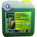 Traitement surodorant pour cassette wc eaux noires bidon BIOWATER GREEN 2 L