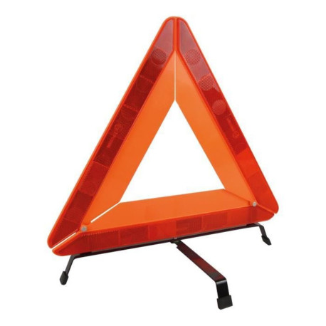 Triangle de signalisation avec boite